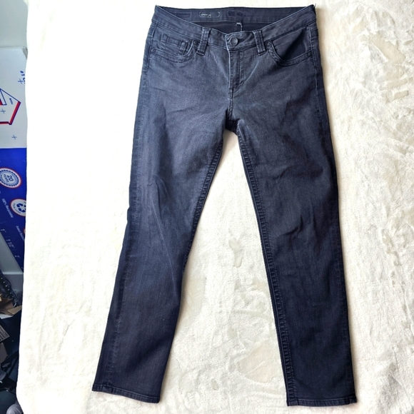 Kut from the Kloth Jeans Black Denim Women’s 10 Short Straight Leg Petite - Picture 1 of 13
